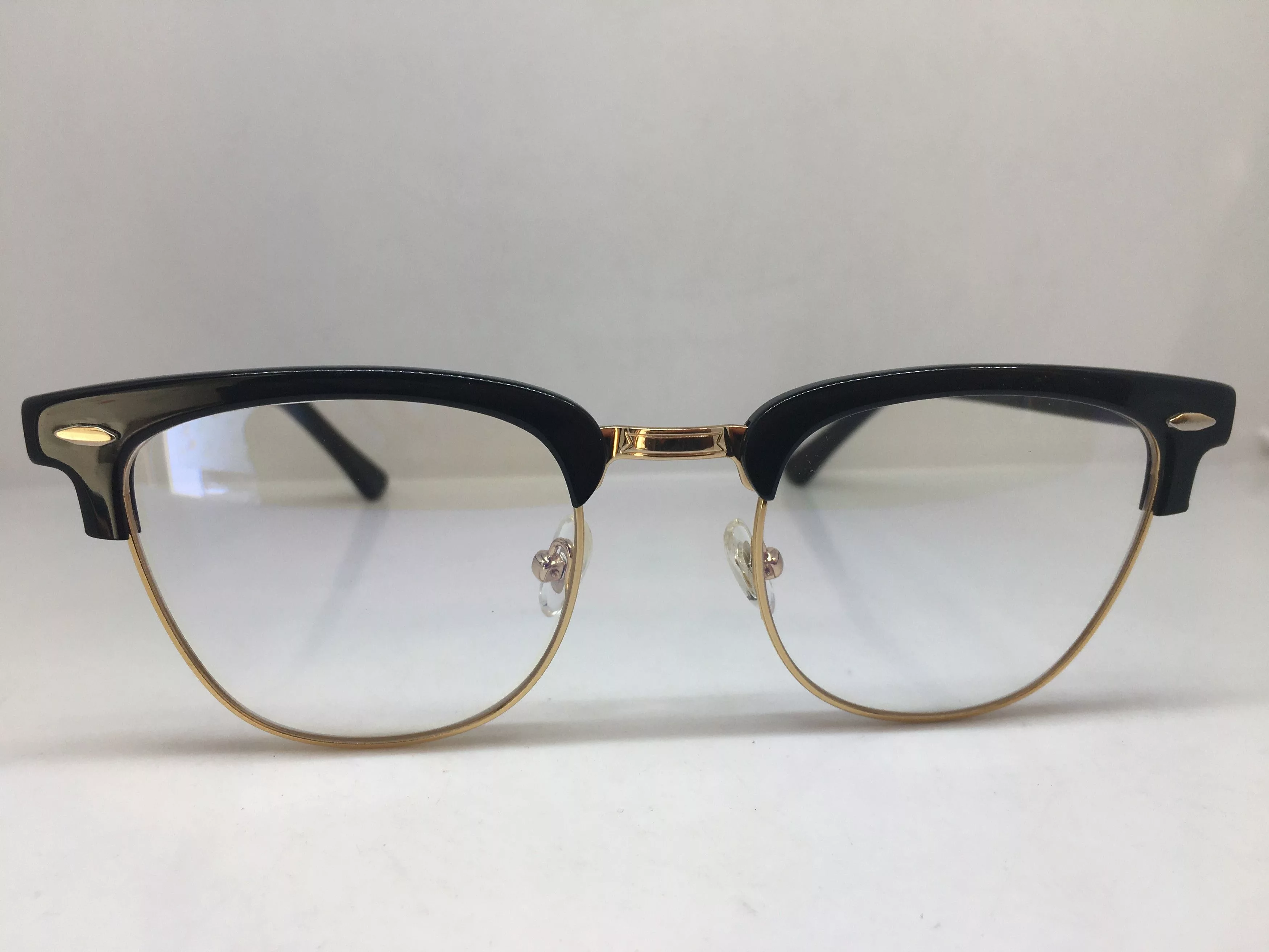 Other Glasses Other Mod Malcolm X Black Gold Eyeglasses Frame