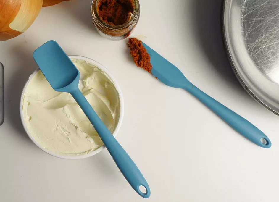 Turquoise Mini Spoon & Spatula