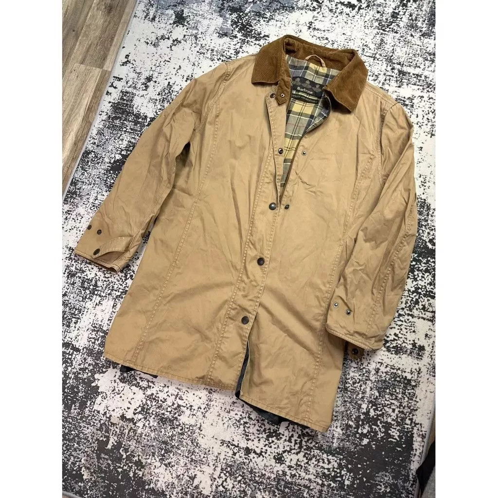 Barbour Coats Barbour Wax Coat Size: fit XL Brown