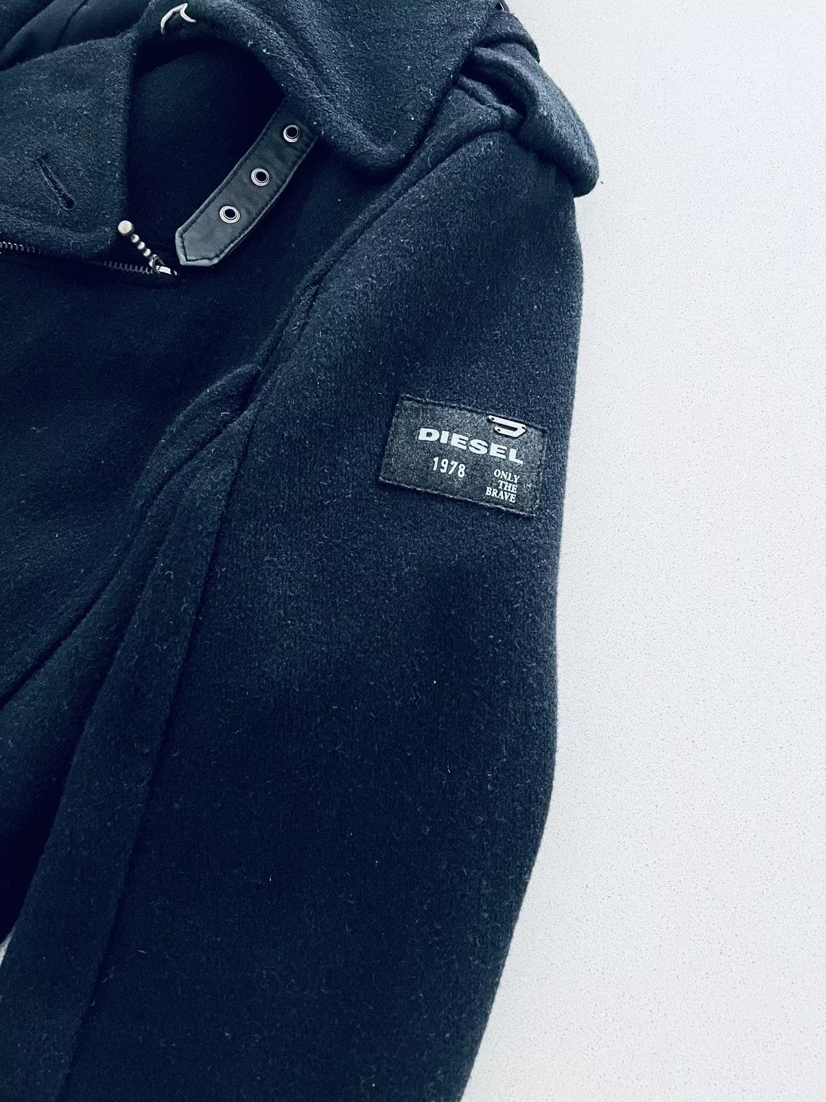 Diesel Heavy Coats Diesel black peacoat