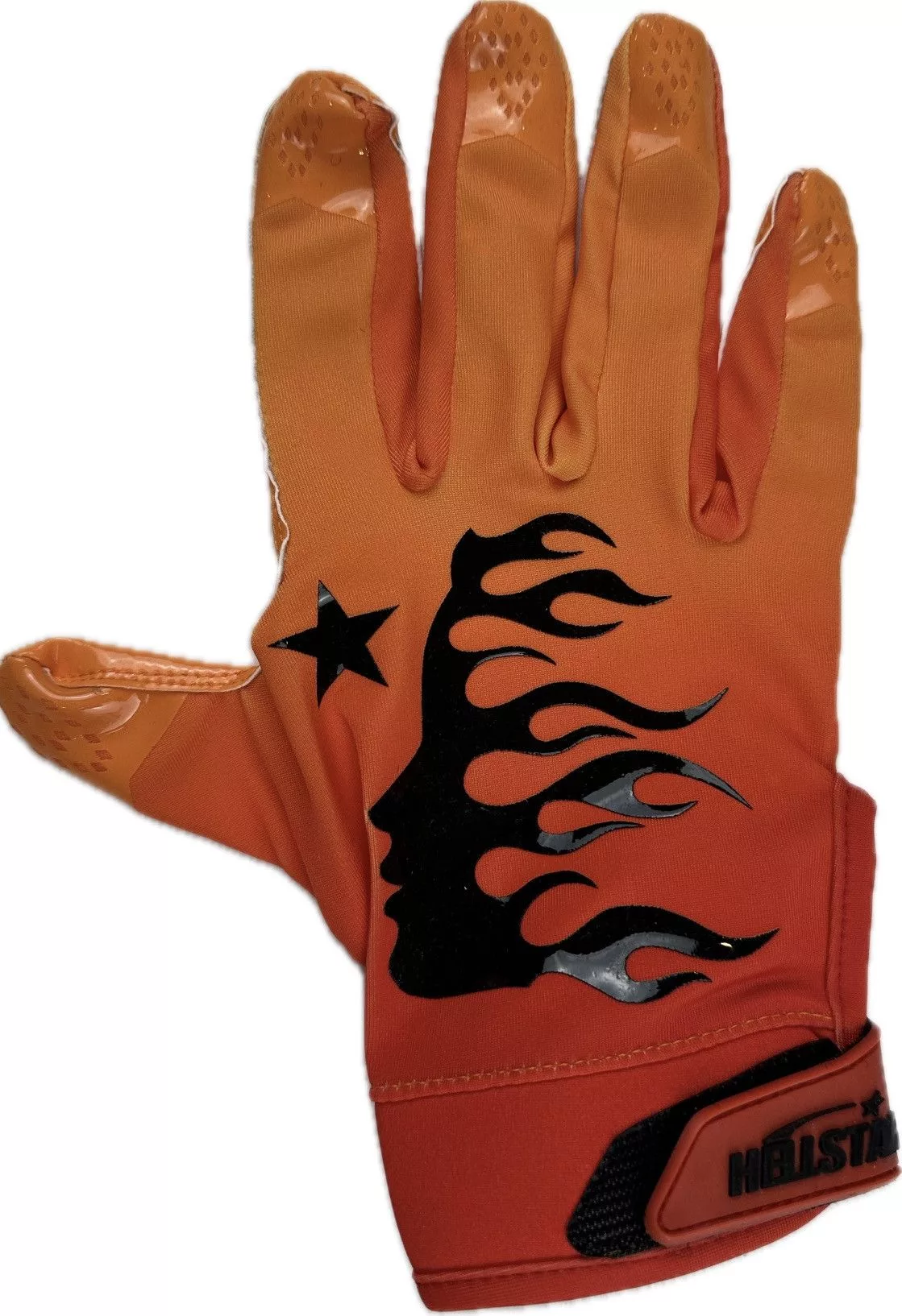 HELLSTAR Gloves Scarves Hellstar Logo Gloves Orange