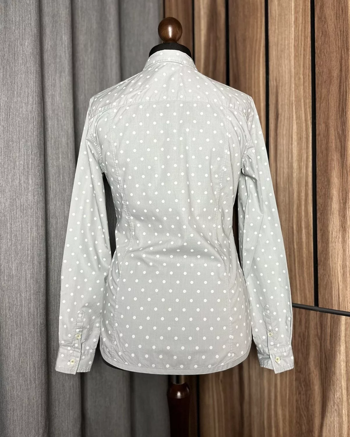 Napapijri Button Ups Napapijri Dotted Shirt Blouse Long Sleeve Women's Size S Multi Luxury