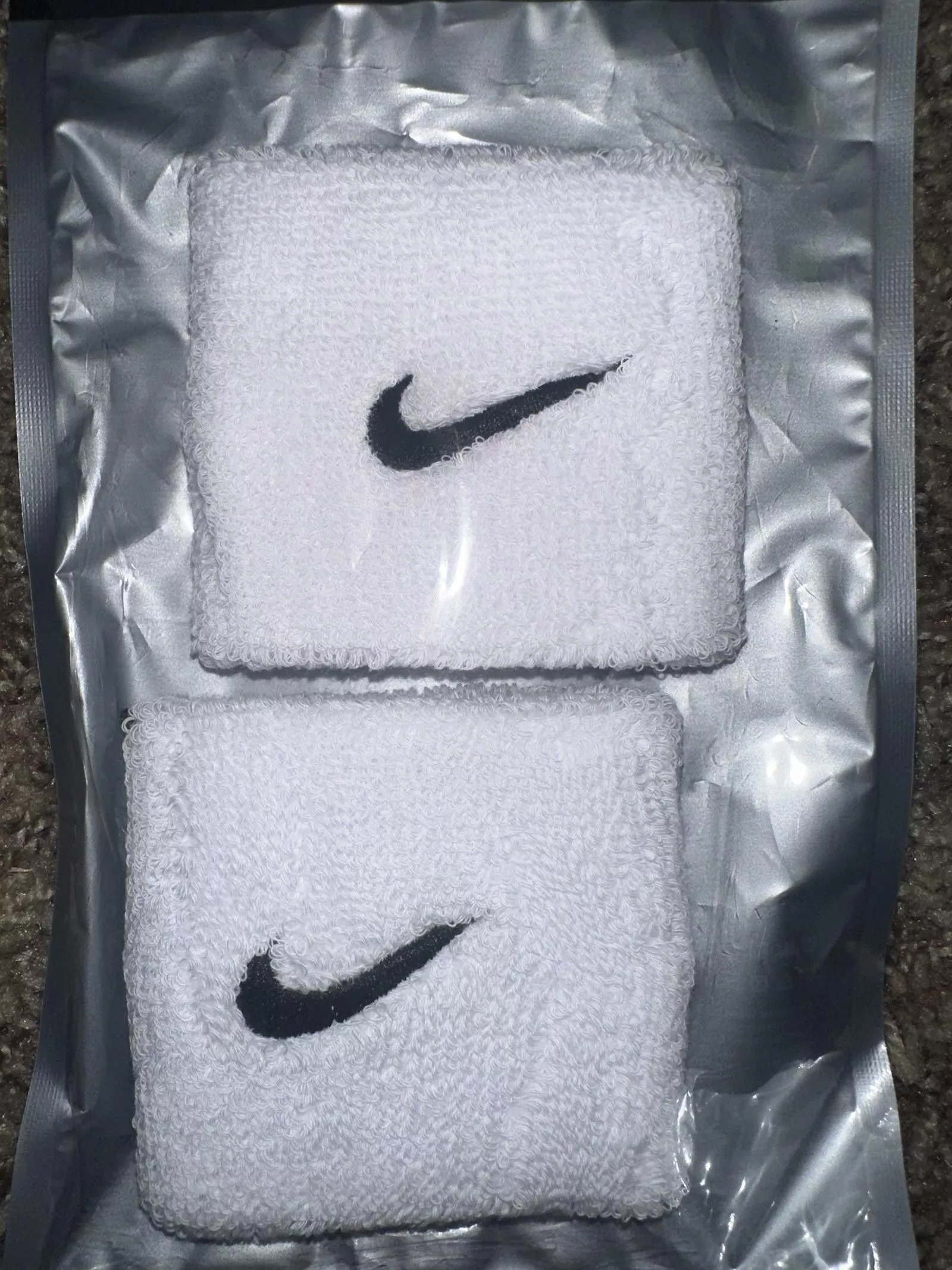 Nike Miscellaneous Nike Swoosh 3” White Wristbands