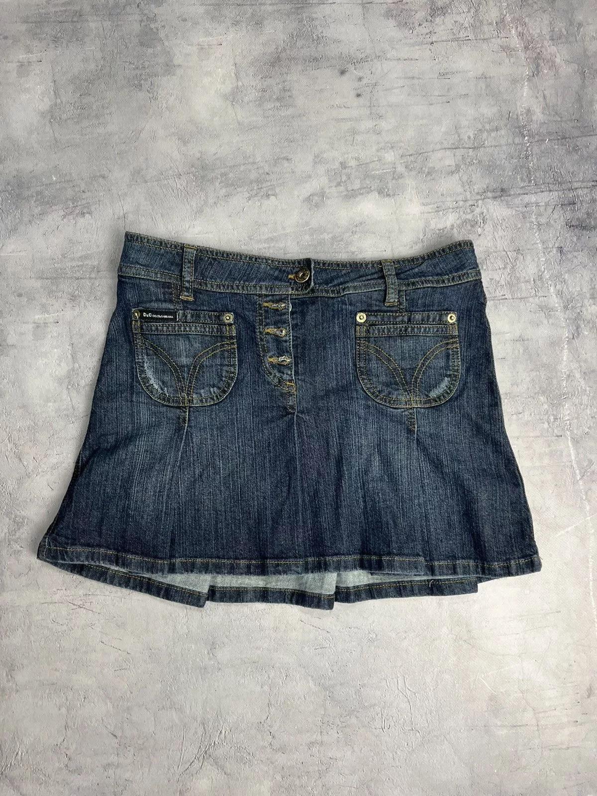 Dolce & Gabbana Mini Skirts Dolce & Gabbana × Vintage Rare Vintage Mini Skirt D&G Y2k Blue