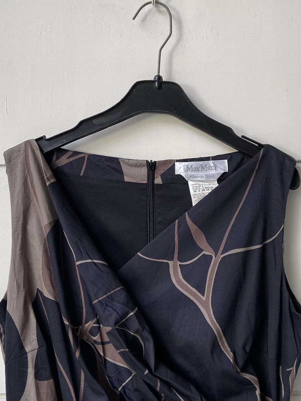 Max Mara Midi Dresses MAX MARA Patterned Dress Brown