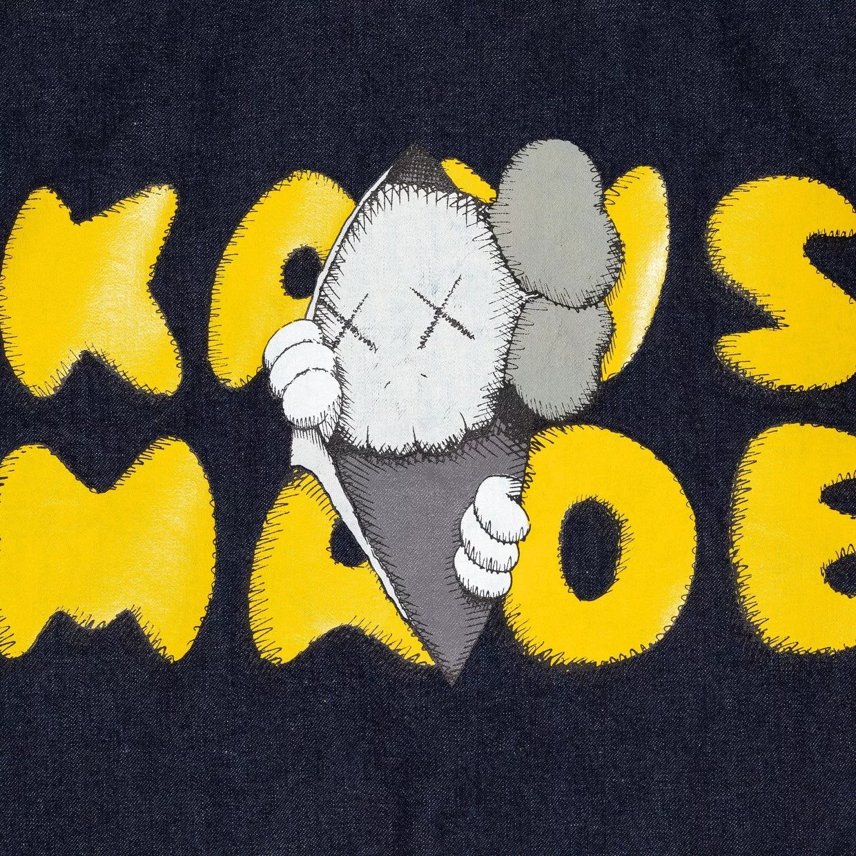 Human Made Miscellaneous Human Made Kaws Denim Jacket Multi