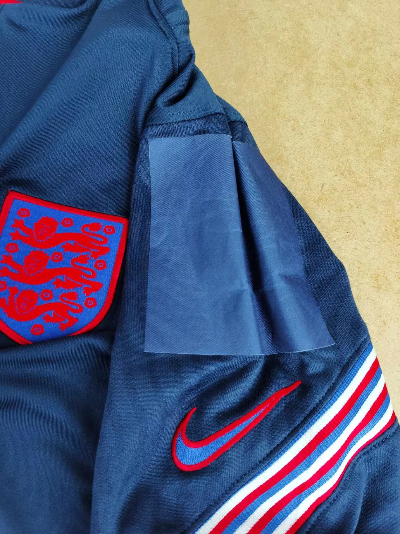 Nike Jerseys Nike England 2020/2021 Player issue 1/4 zip Top Blue
