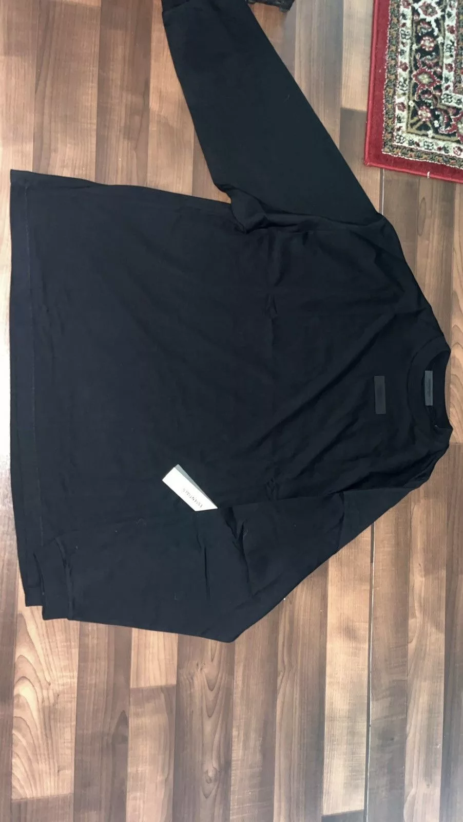 Essentials Long Sleeve T Shirts Essentials Sweater (Never Worn) Black