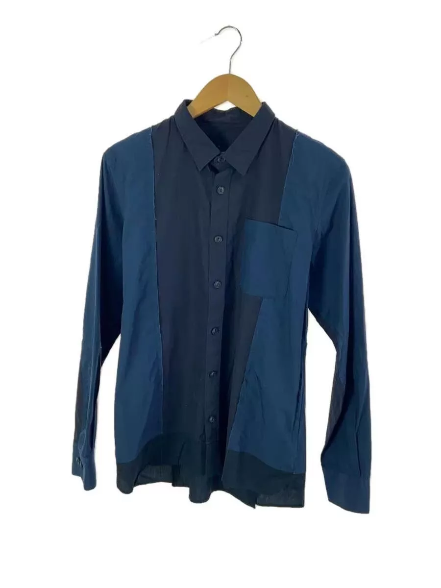 Undercover Shirts Button Ups Undercover Reconstructed Button Shirt Blue