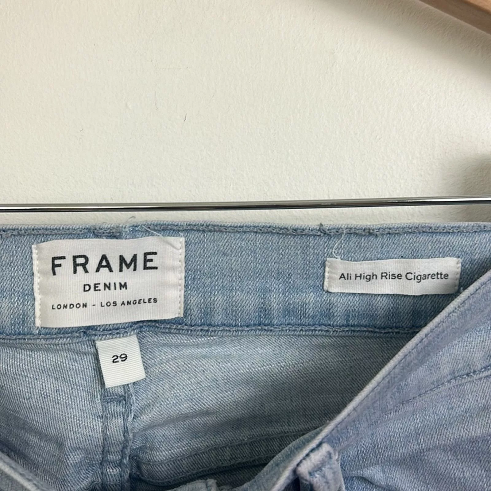 Frame Jeans Frame Denim Ali High Rise Cigarette Jeans Blue
