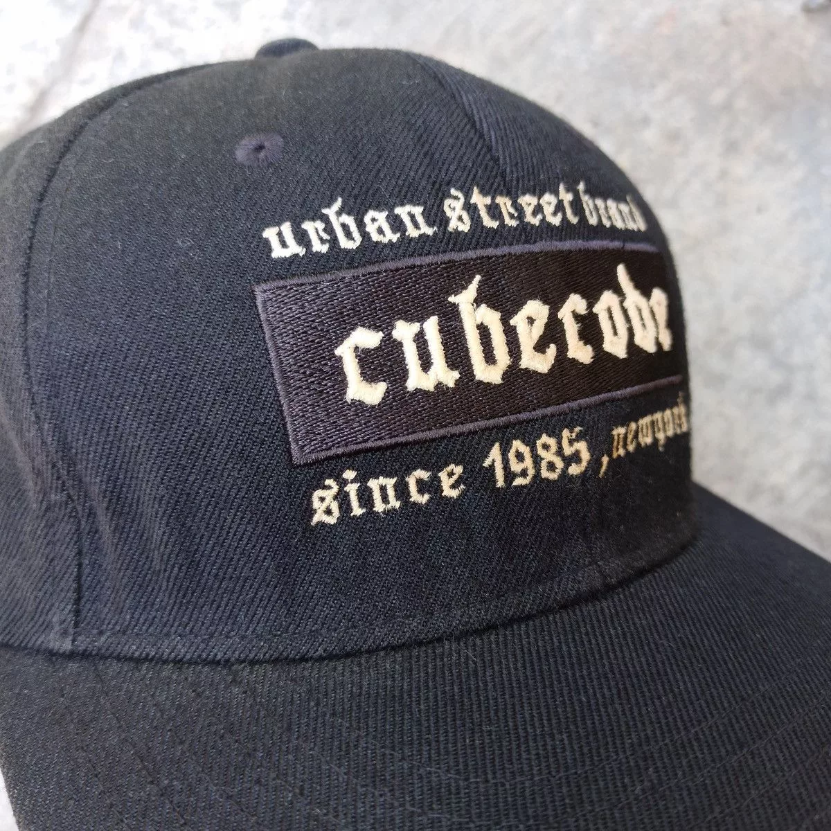Hypebeast Hats Hypebeast Sick cubecode snapback hat Black
