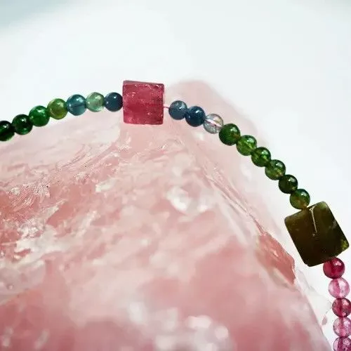 Handmade Jewelry Watches Unisex Natural Stone Beads Bracelet Handmade Multi Streetwear