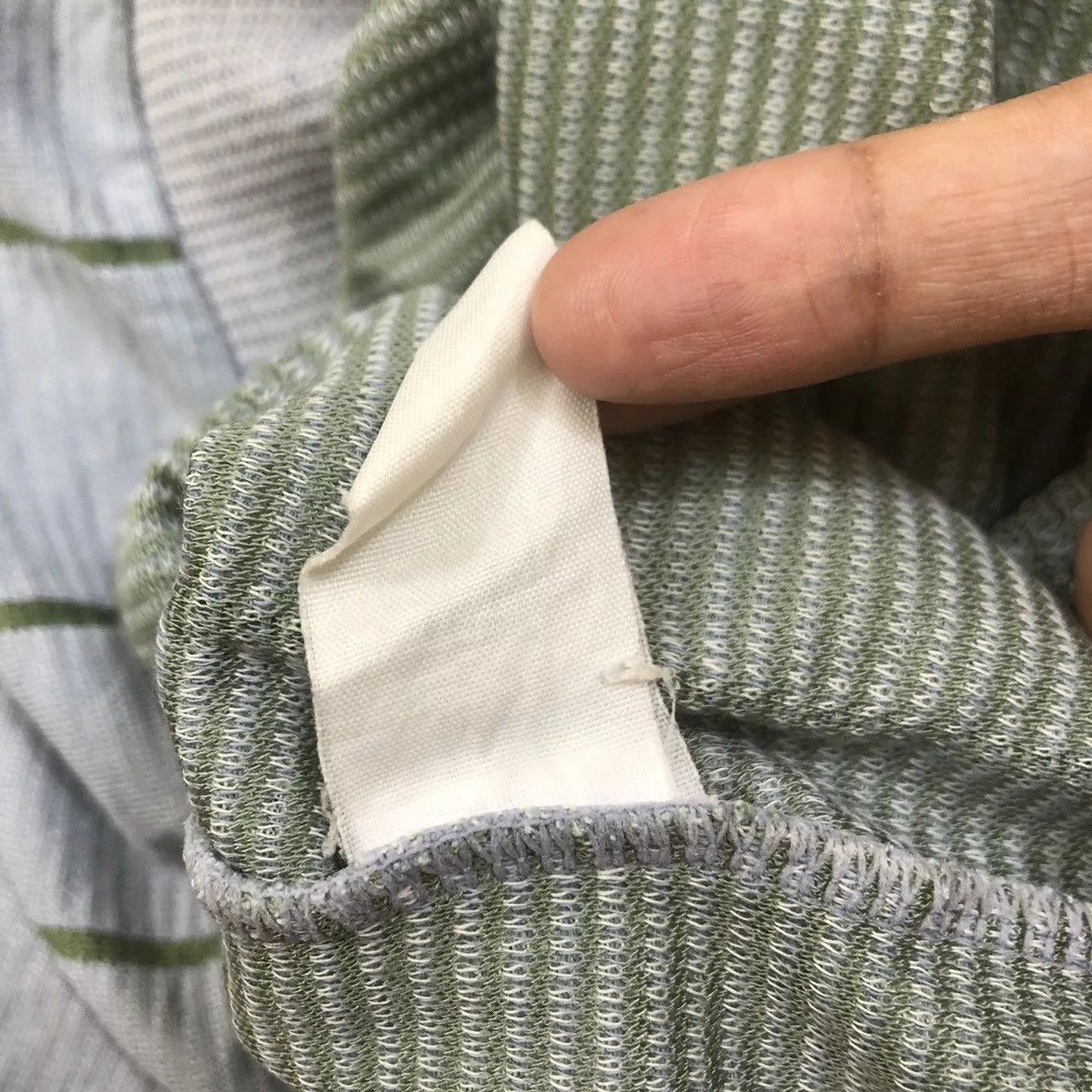 Pierre Balmain Sweatshirts Pierre Balmain Vintage BALMAIN PARIS PIERRE Striped Henley Sweatshirt Blue