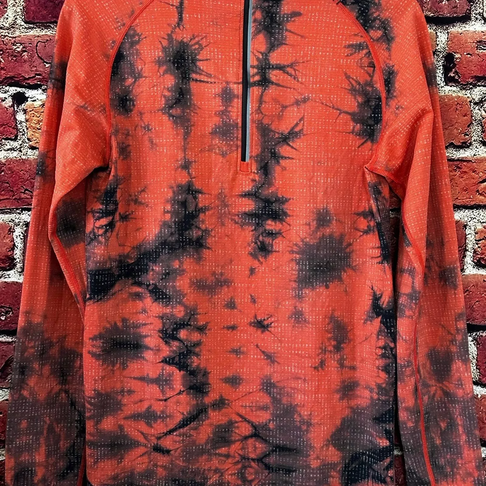 Lululemon Long Sleeve T Shirts LULULEMON Metal Vent Tech 1/2 Orange