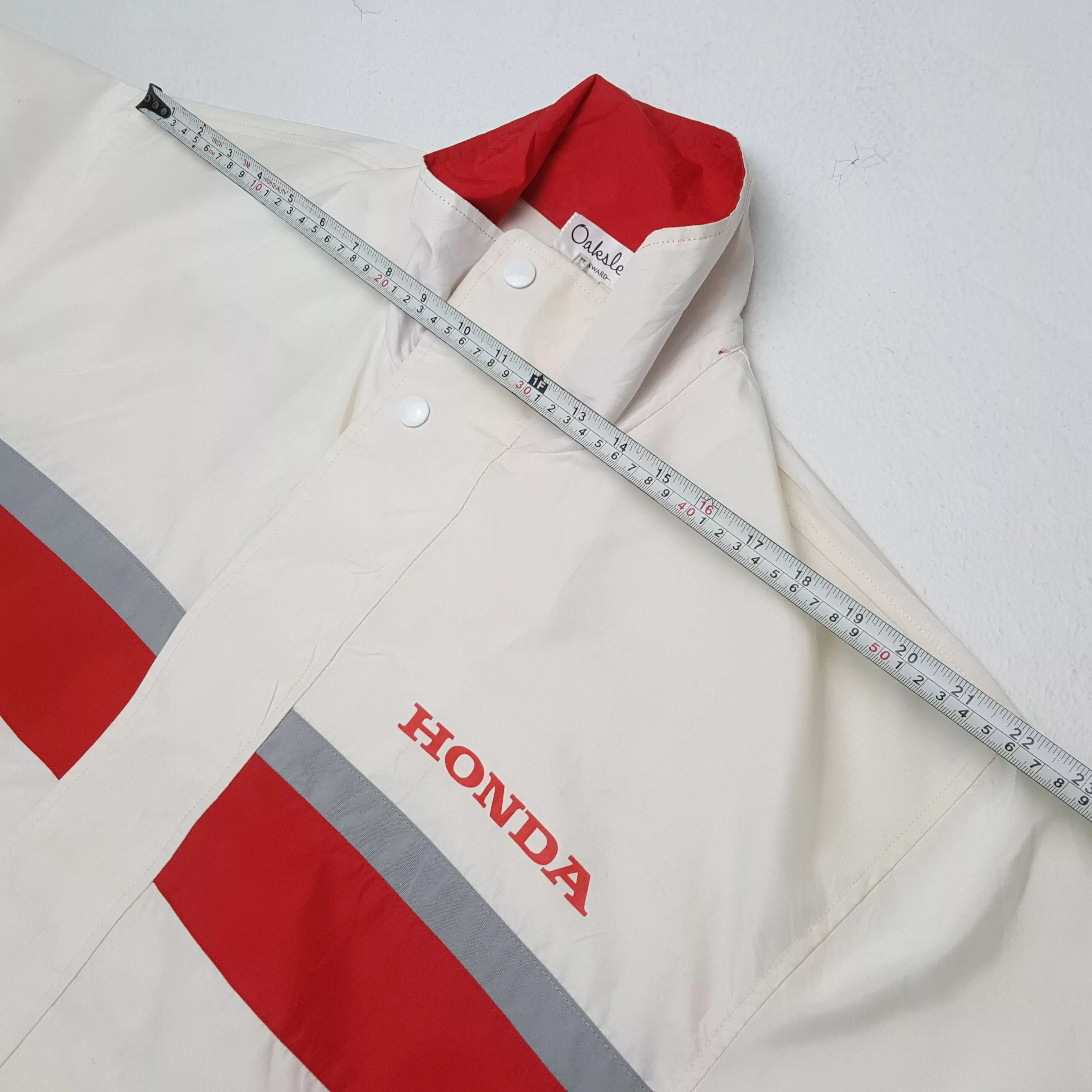 Honda Light Jackets Honda × Vintage HONDA RACING Jacket Nice Design White