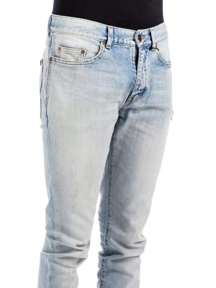 Saint Laurent Paris Denim Saint Laurent Paris o1s1wg110724 Skinny Fit Jeans in Light Blue