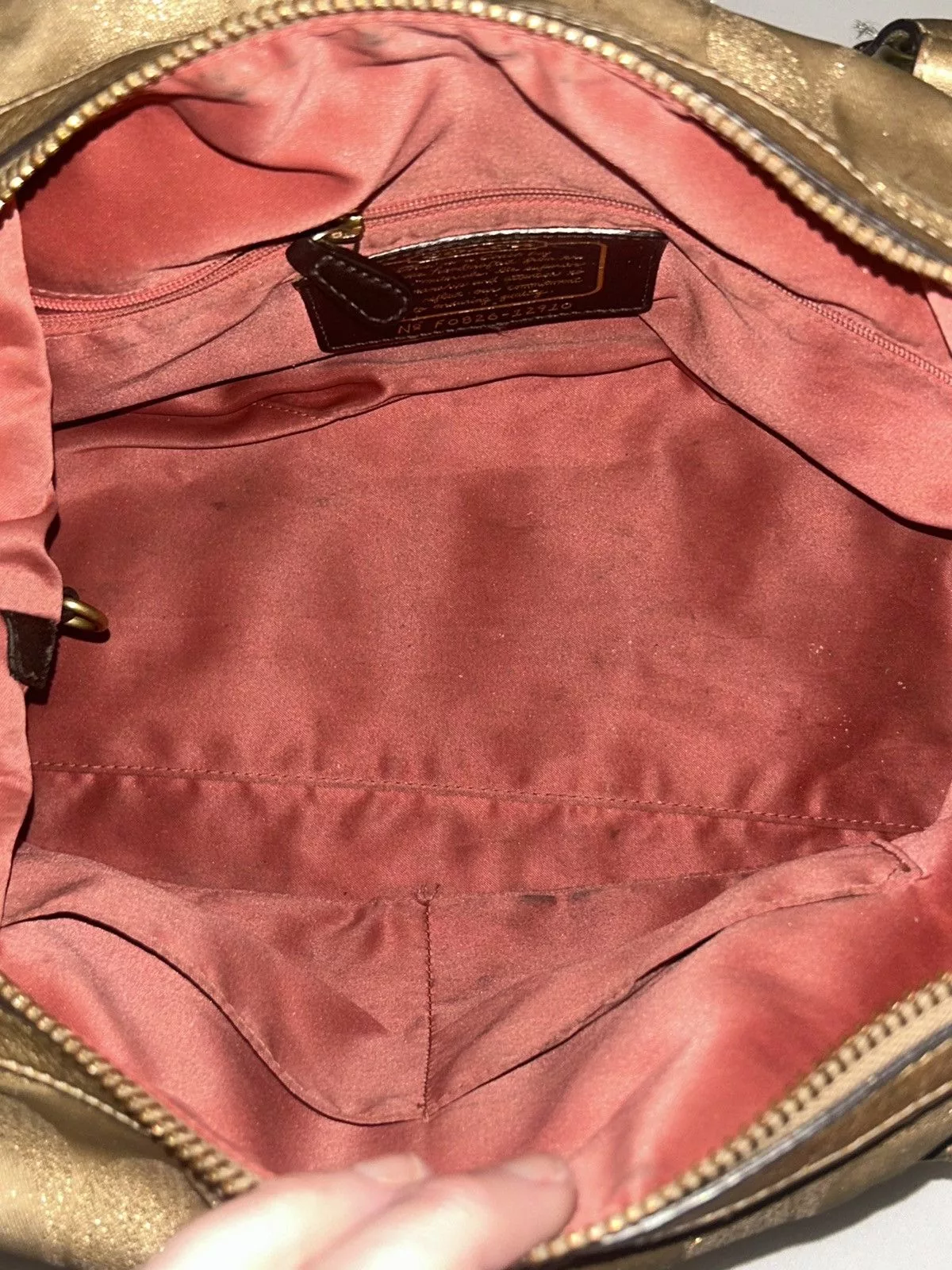 Coach Shoulder Bags Gold Coach handbag