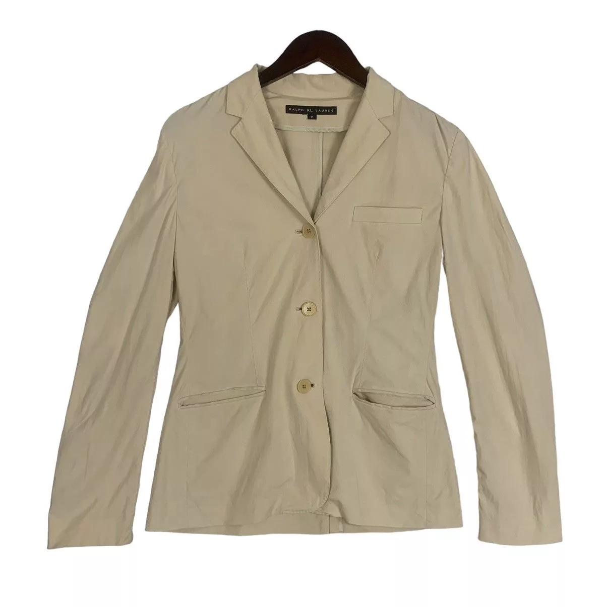 Designer Blazers Designer × Polo Ralph Lauren Vintage Polo Ralph Lauren RL Designer Luxury Blazer White