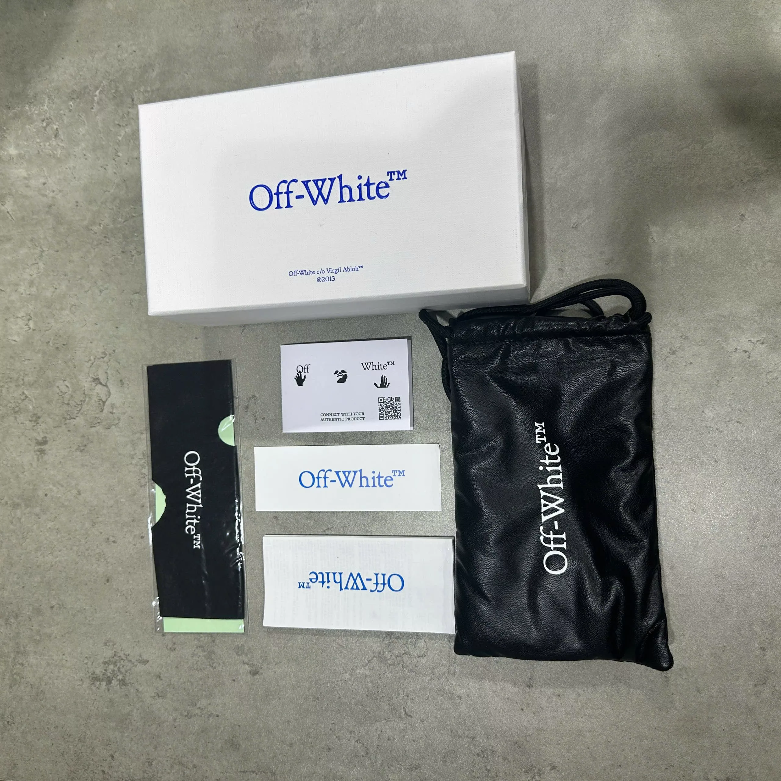 Off-White Sunglasses Off-White OFF WHITE Marble-effect Sunglasses Multi