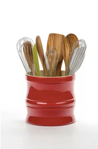 Oversized Red Tool Crock