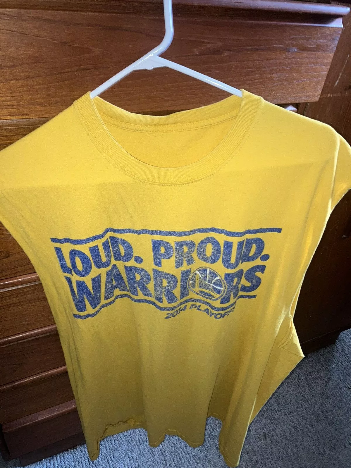 NBA Jerseys NBA Rare golden state warriors 2014 playoffs SGA jersey shirt XL Streetwear