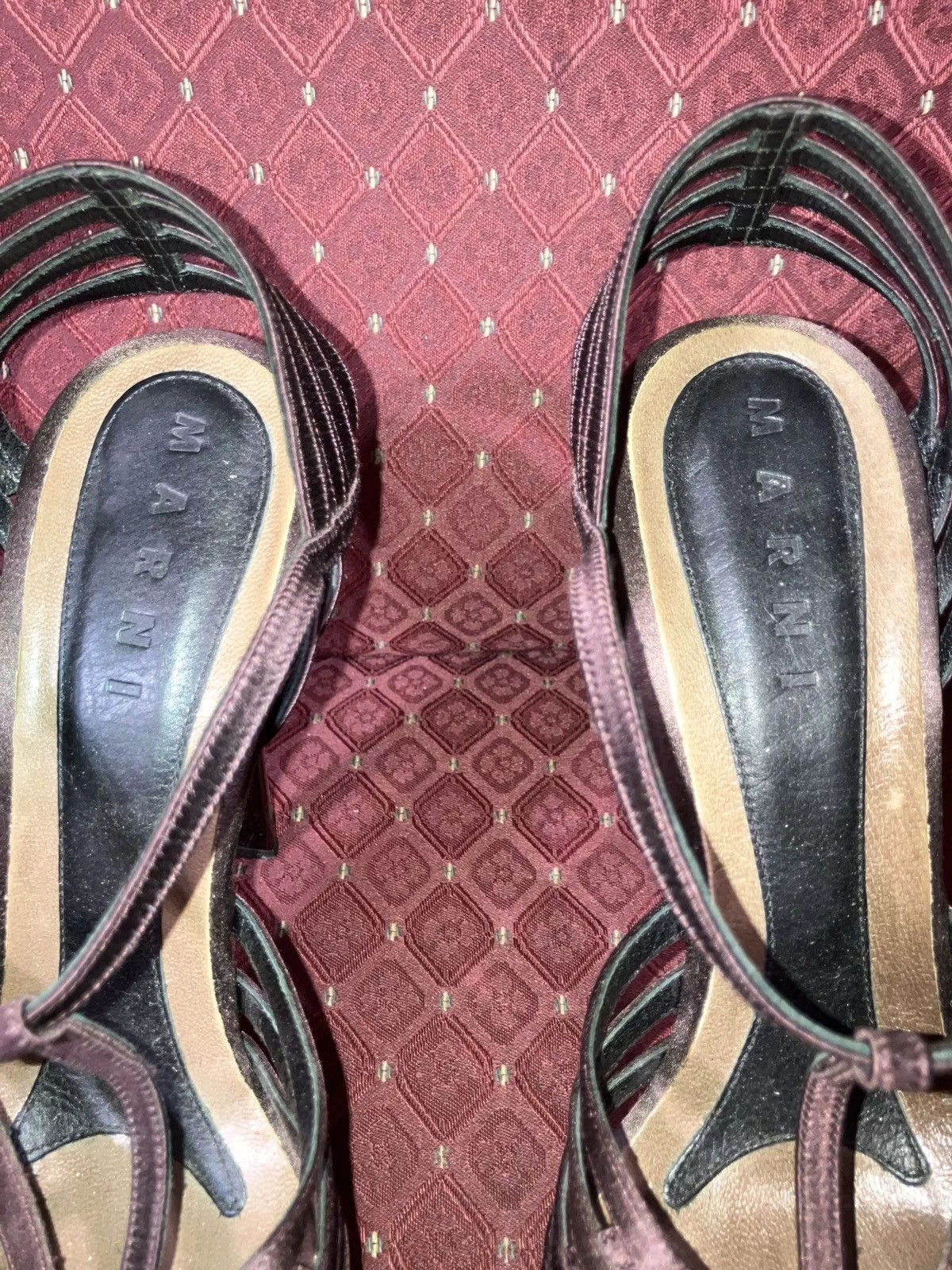 Marni Heels MARNI DOUBLE PLATFORMS Multi