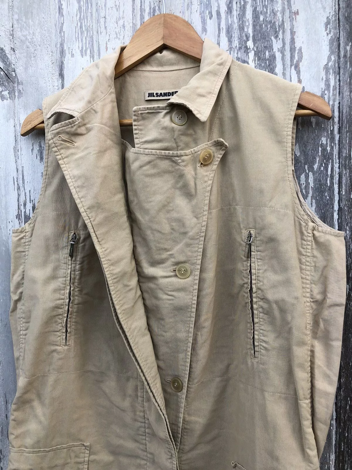 Designer Coats Designer × Jil Sander × Vintage 🔥Vintage🔥 Jil Sander Sleeveless Trench Coat White