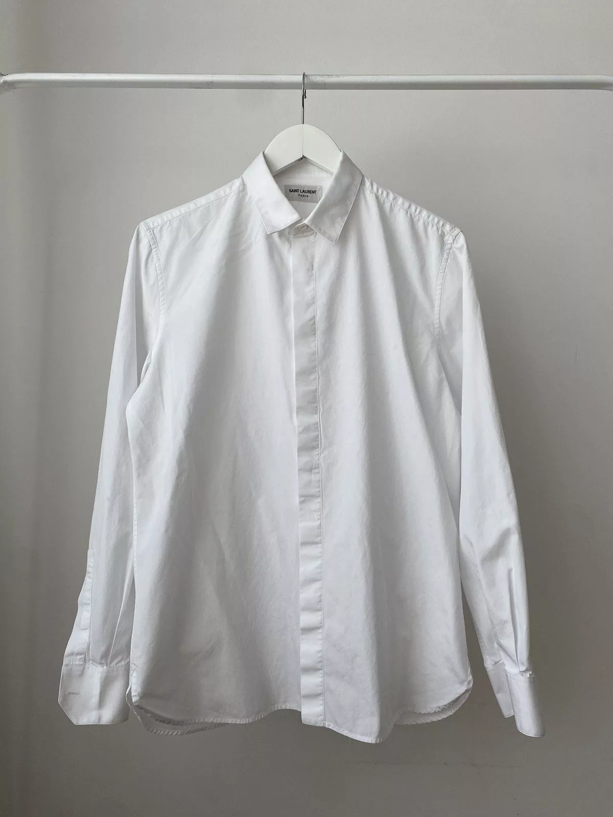 Saint Laurent Paris Shirts Button Ups Saint Laurent Paris white button up basic shirt