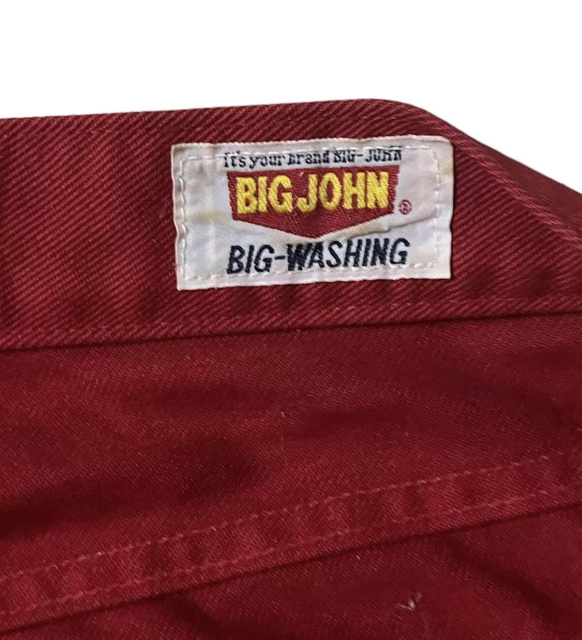 Big John × Japanese Brand Big John Denim Red