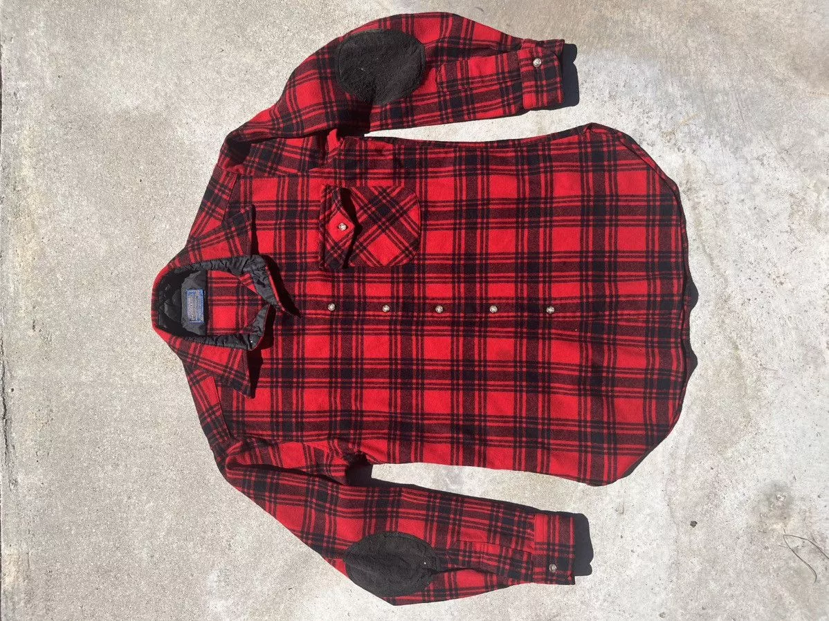 Pendleton Light Jackets Pendleton Wool Flannel Made in USA Vintage Red