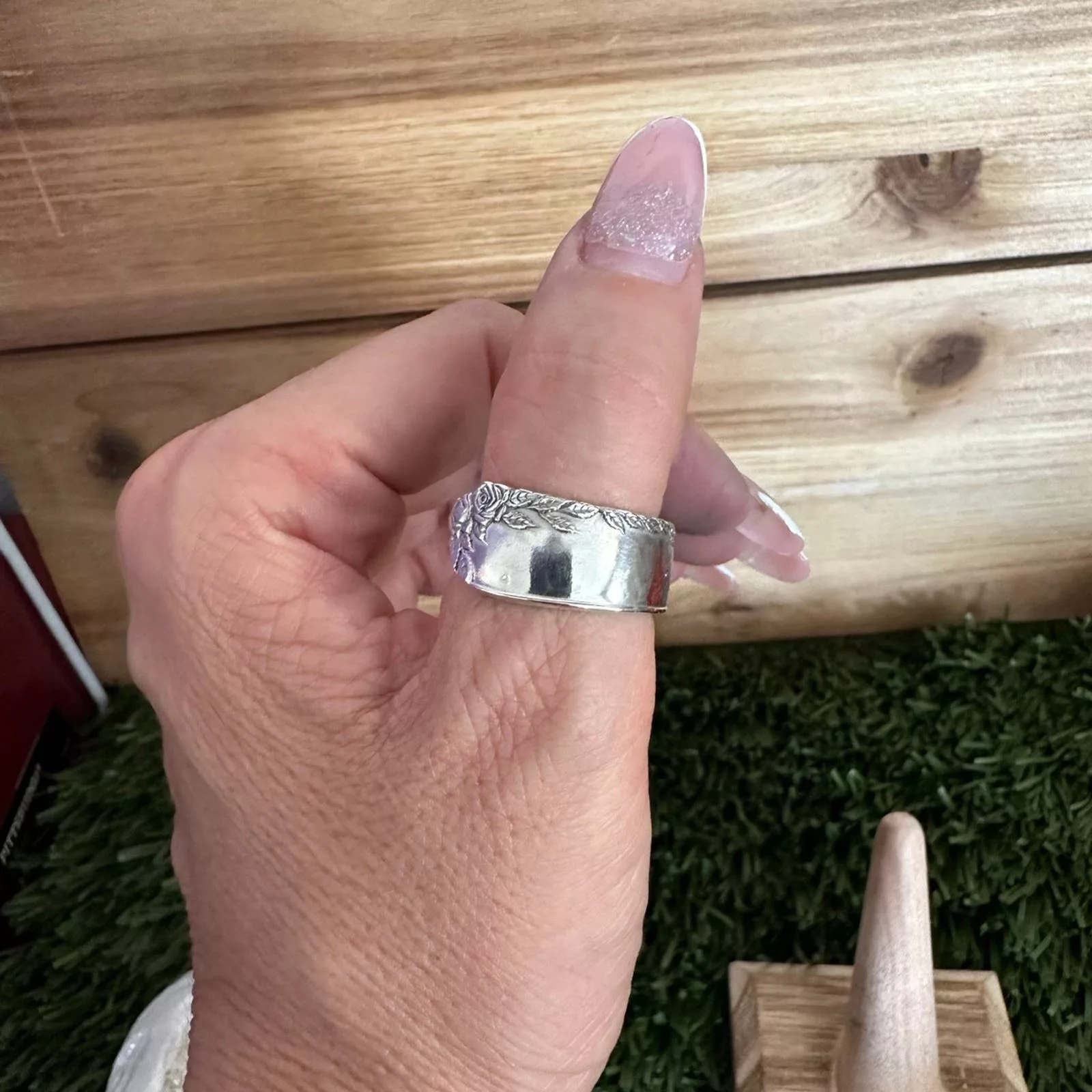 Handmade Rings Handmade Ring size 9 Silver