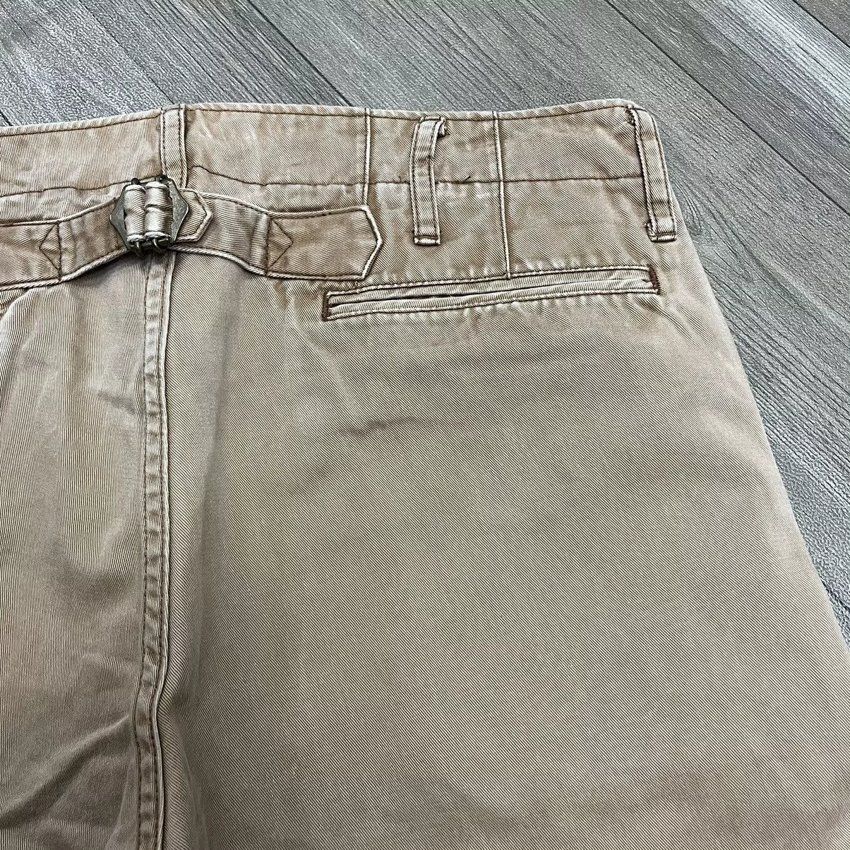 Visvim Casual Pants Visvim High Water Buckle Back Chino Pants Brown