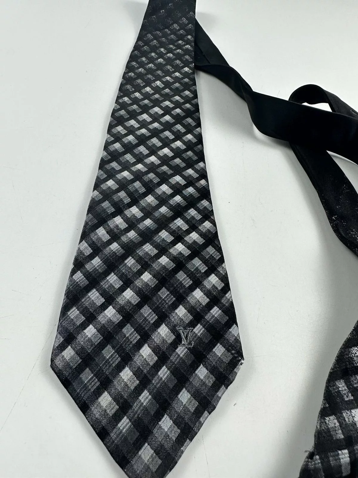 Louis Vuitton Ties Pocketsquares LOUIS VUITTON TIE Black