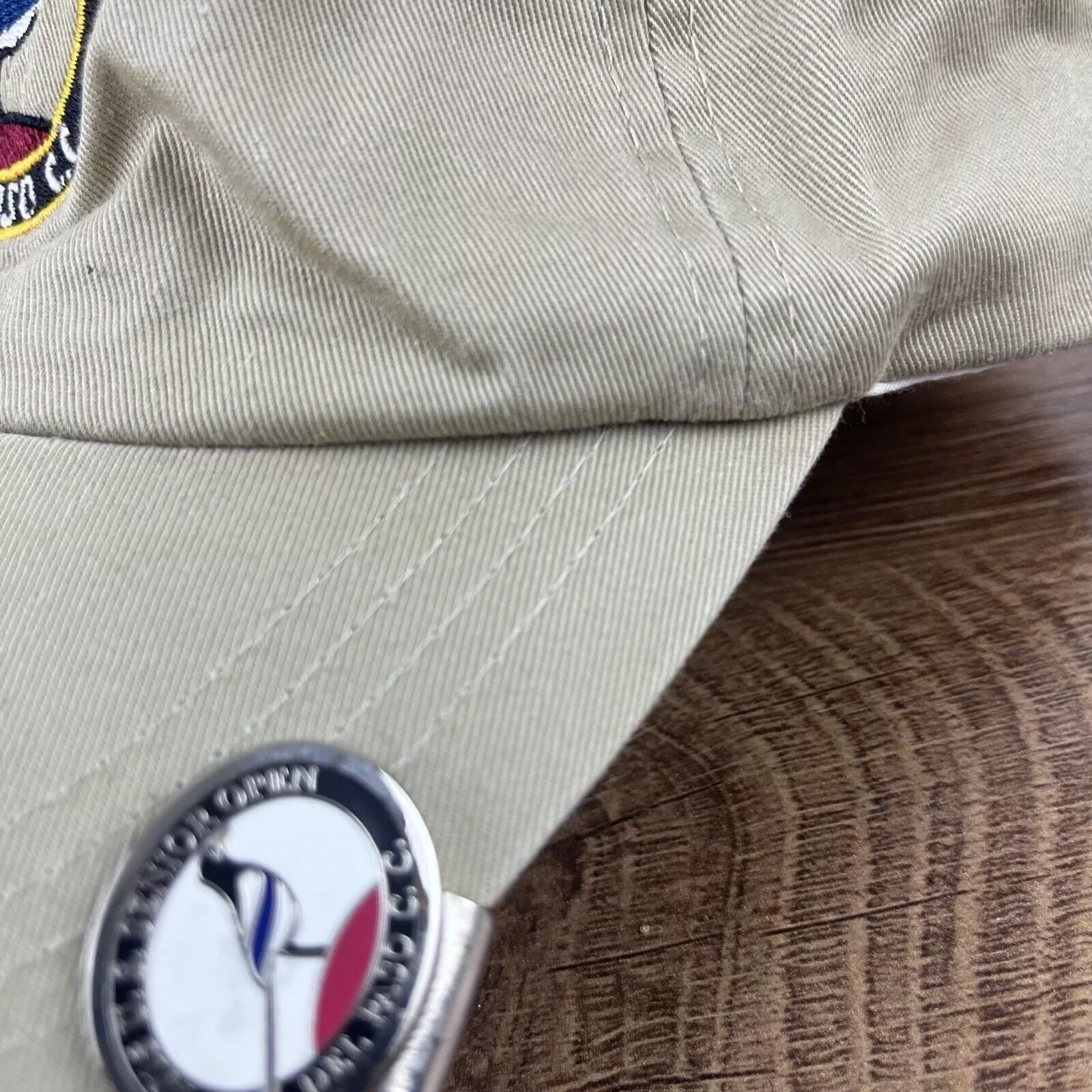 Other Hats Other 2015 US Senior Open Hat Del Paso CC Adjustable Hat Tan Hat A Brown