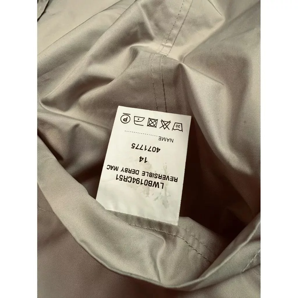 Barbour Coats Barbour Reverseable Full pattern coat Beige Size 42 fit L/XL