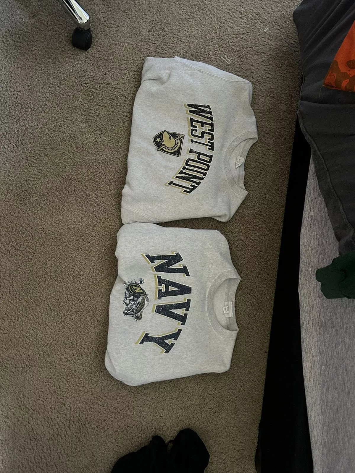 Champion Sweatshirts Hoodies Vintage Army and Navy Champion Reverse Weave Sweatshirt White