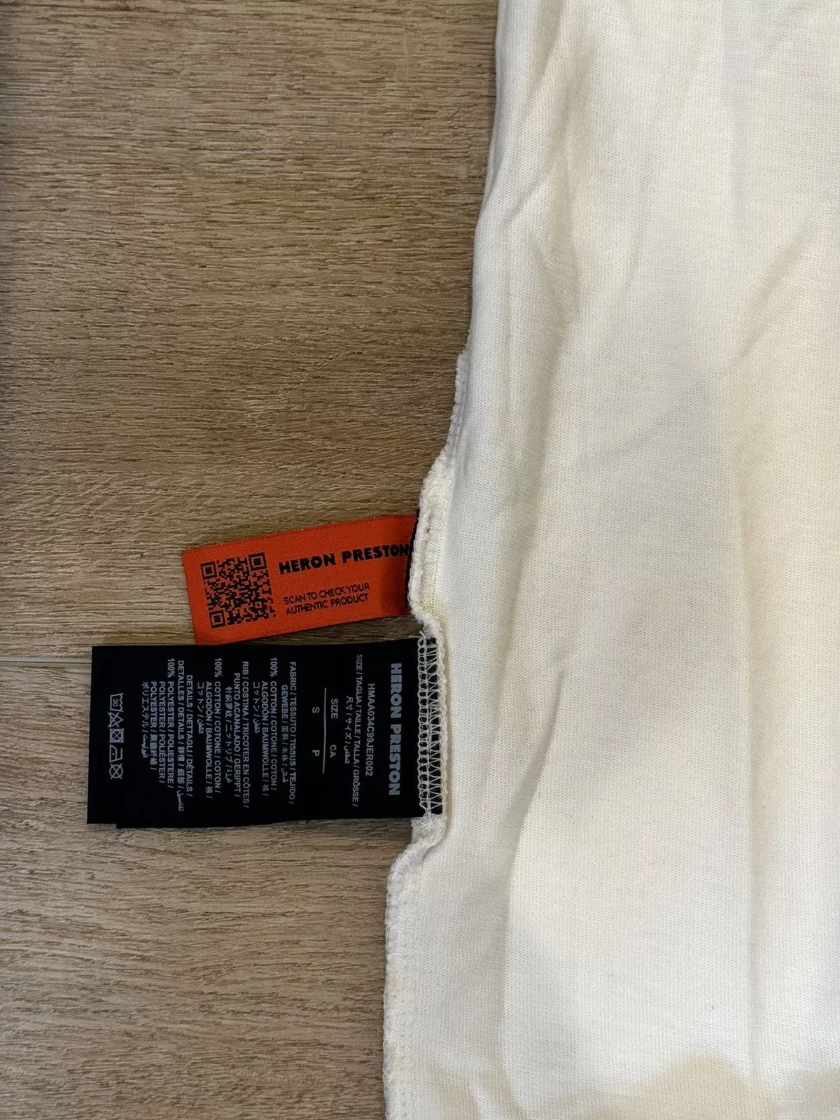 Heron Preston Short Sleeve T Shirts Heron Preston HPNY Tee White