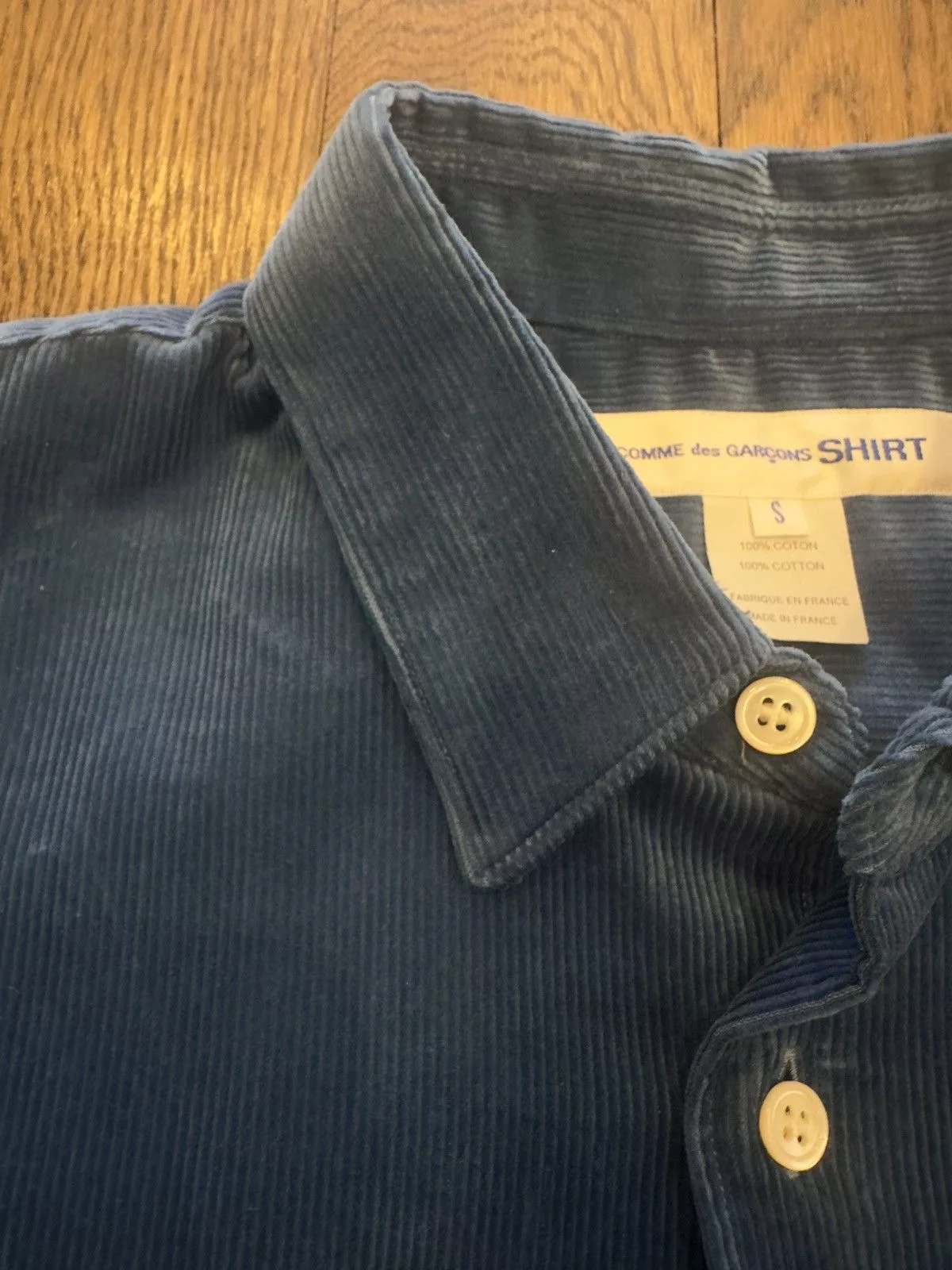 Comme des Garcons Shirts Button Ups Comme des Garcons Commes Des Garcon Button Down Blue