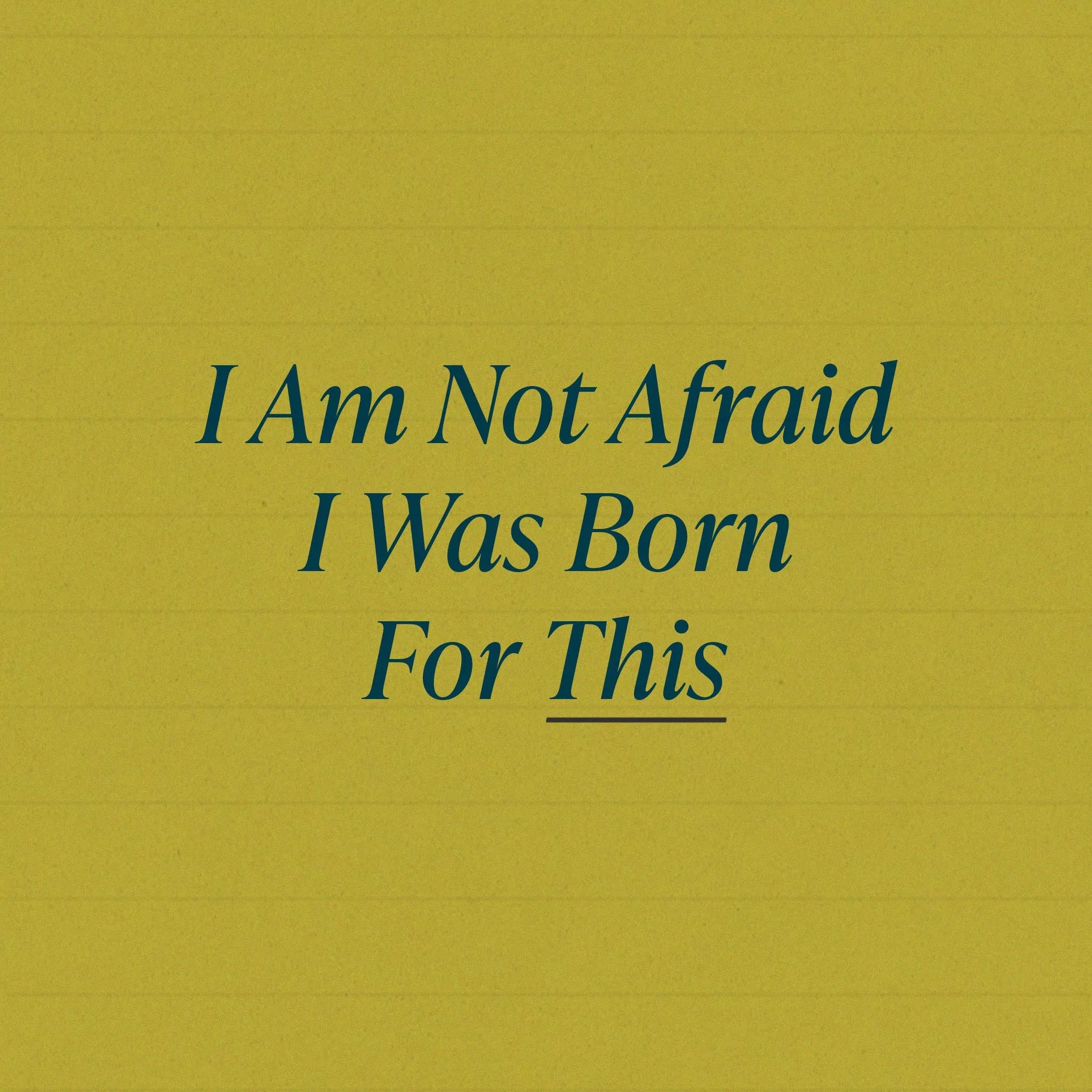 I Am Not Afraid Bangle