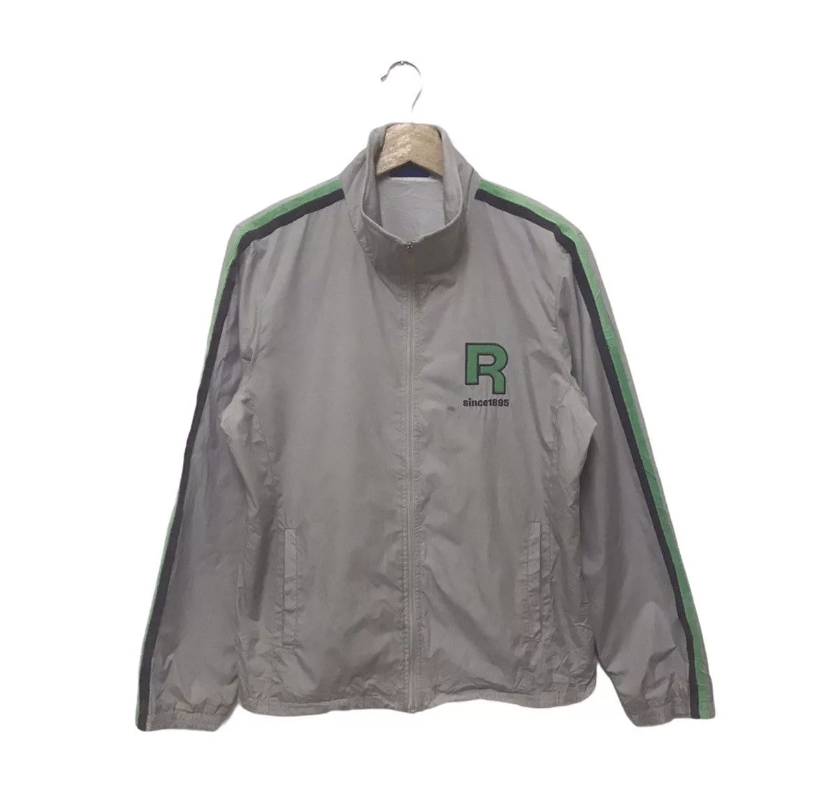 Reebok Light Jackets Reebok × UFC Reebox Windbreaker Light Jacket Big Logo Gray Sportswear