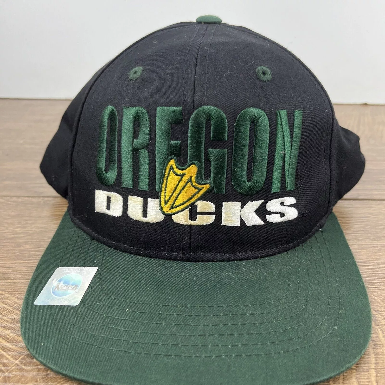 Other Hats Other Oregon Ducks Snapback Hat OU Black Hat Snapback Adjustable A