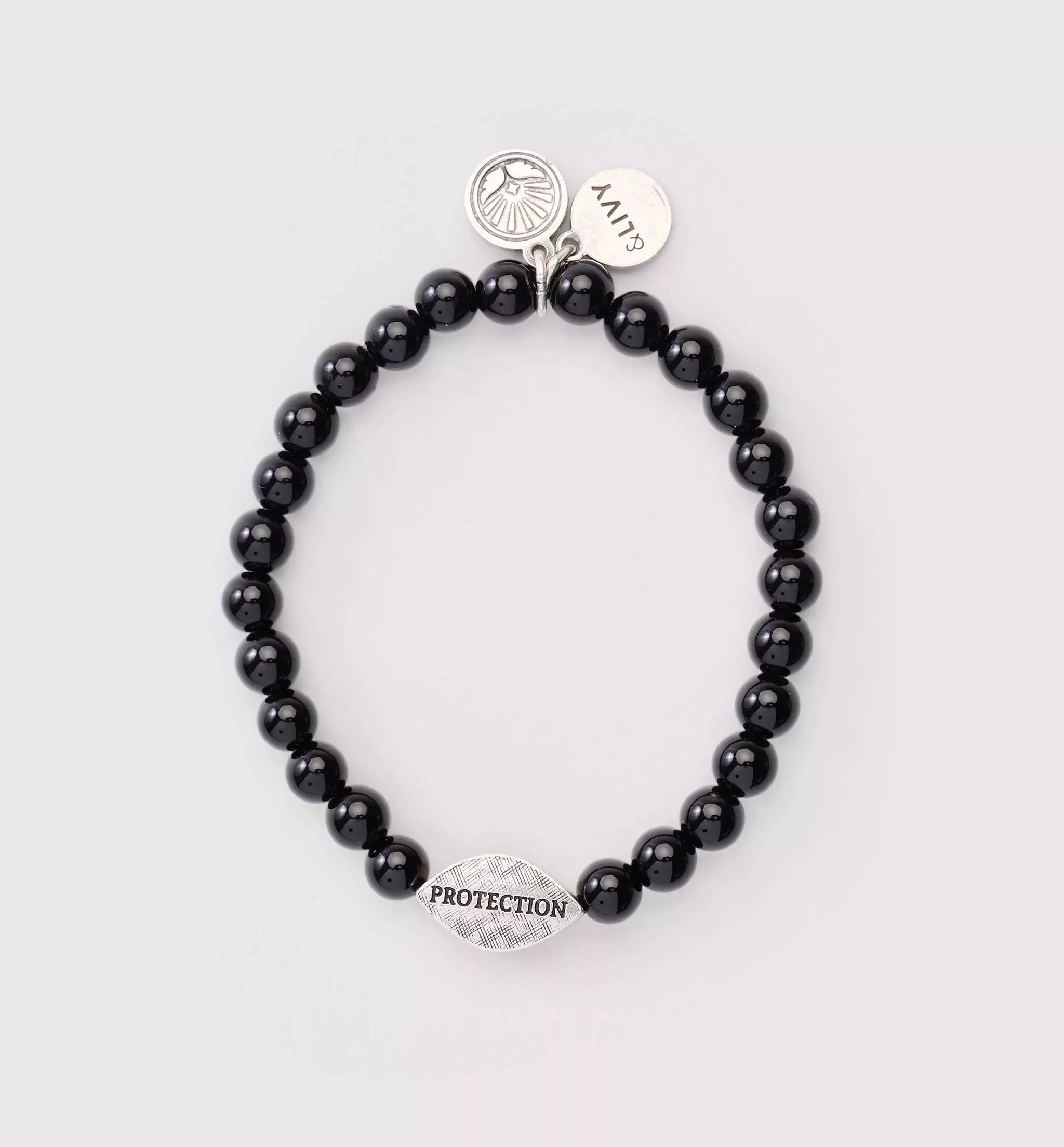 Divine Grounding Onyx Stretch Bracelet