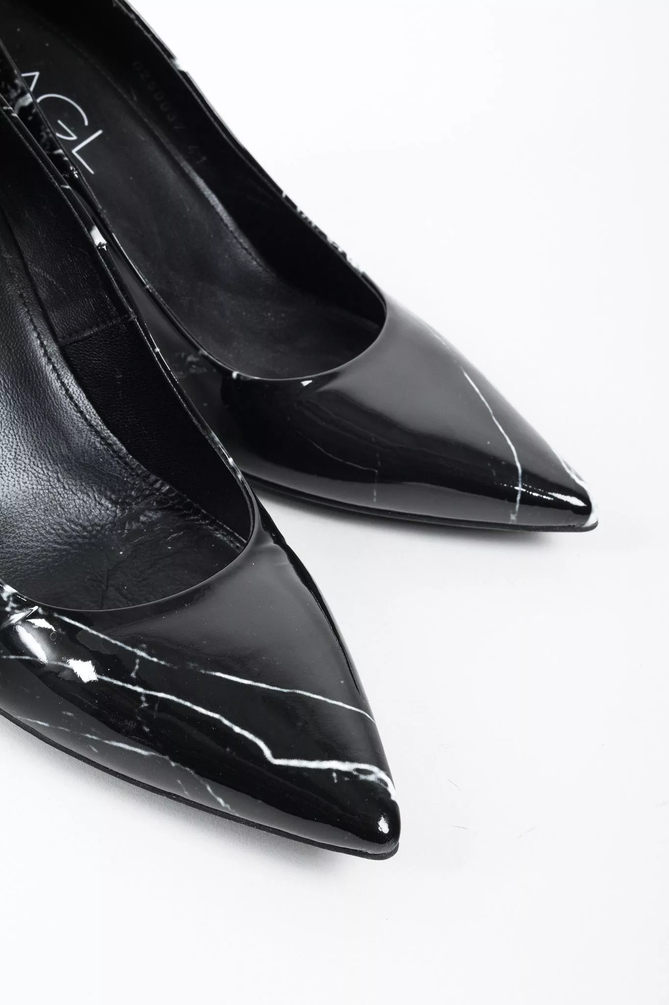 AGL Heels AGL Isoldie Black Marble Pump
