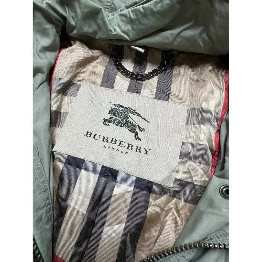 Burberry Coats Burberry Full pattern Rain Coat Size UK 14 Green