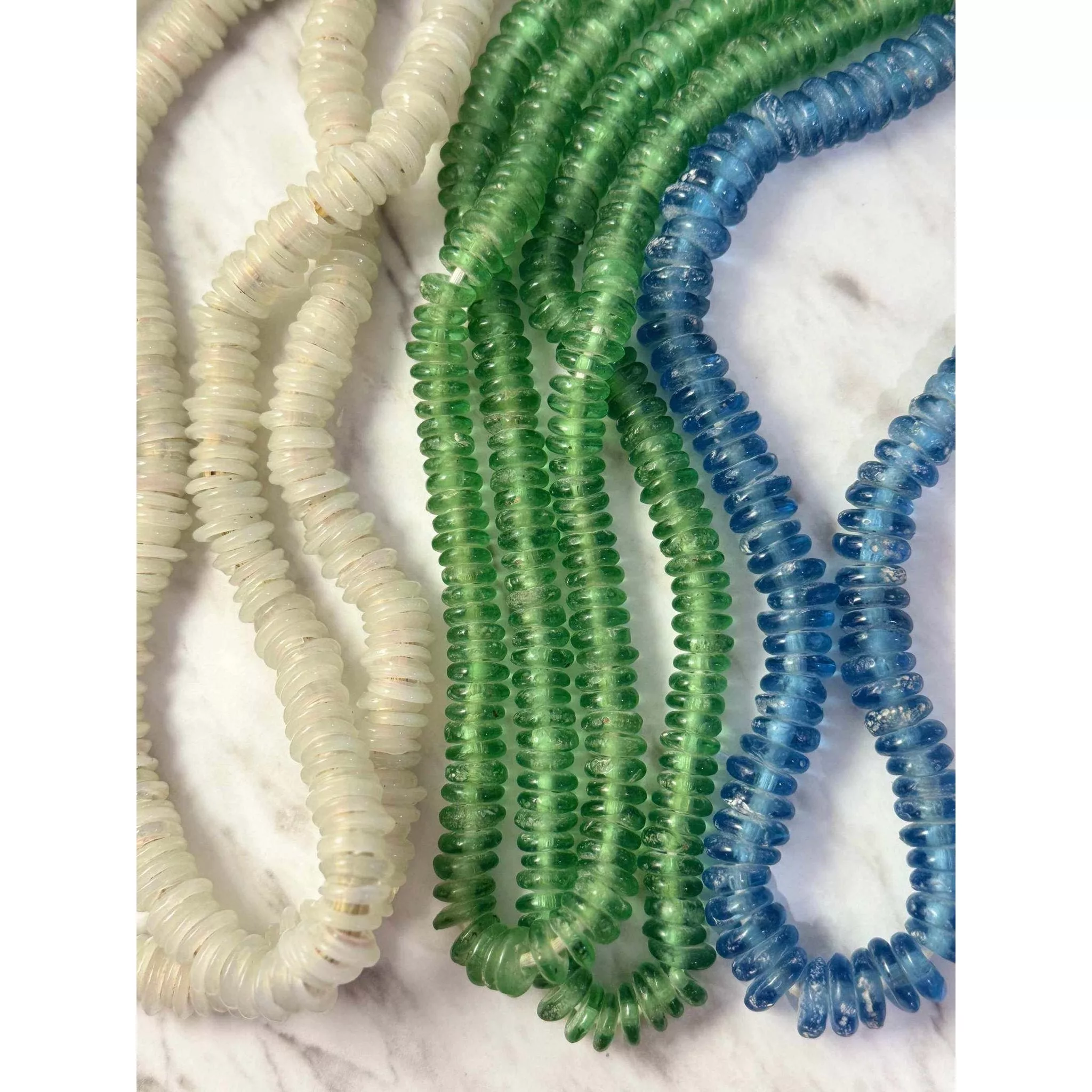 Recycled Glass Decorative Beads Assortment - Curated Home Decor