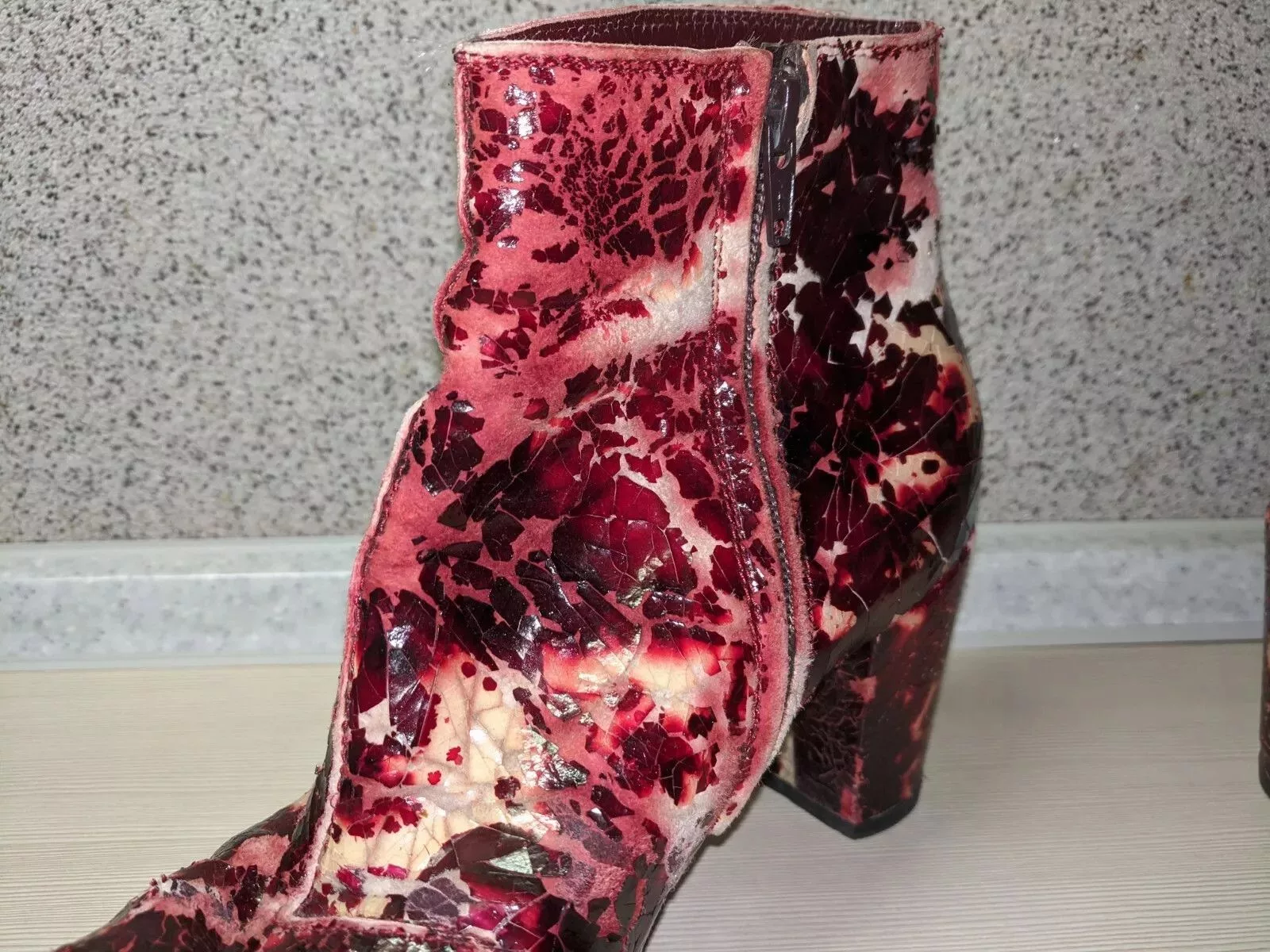Gianni Barbato Heels Gianni Barbato Leather Boots - 37 Red