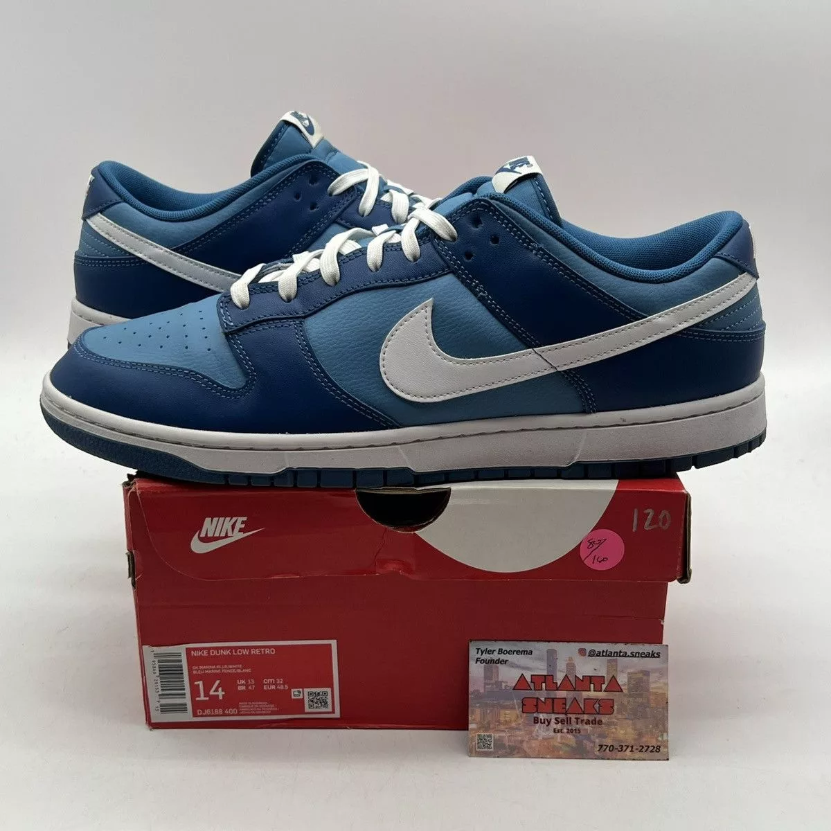 Nike Low Top Sneakers Nike dunk low dark Marina blue