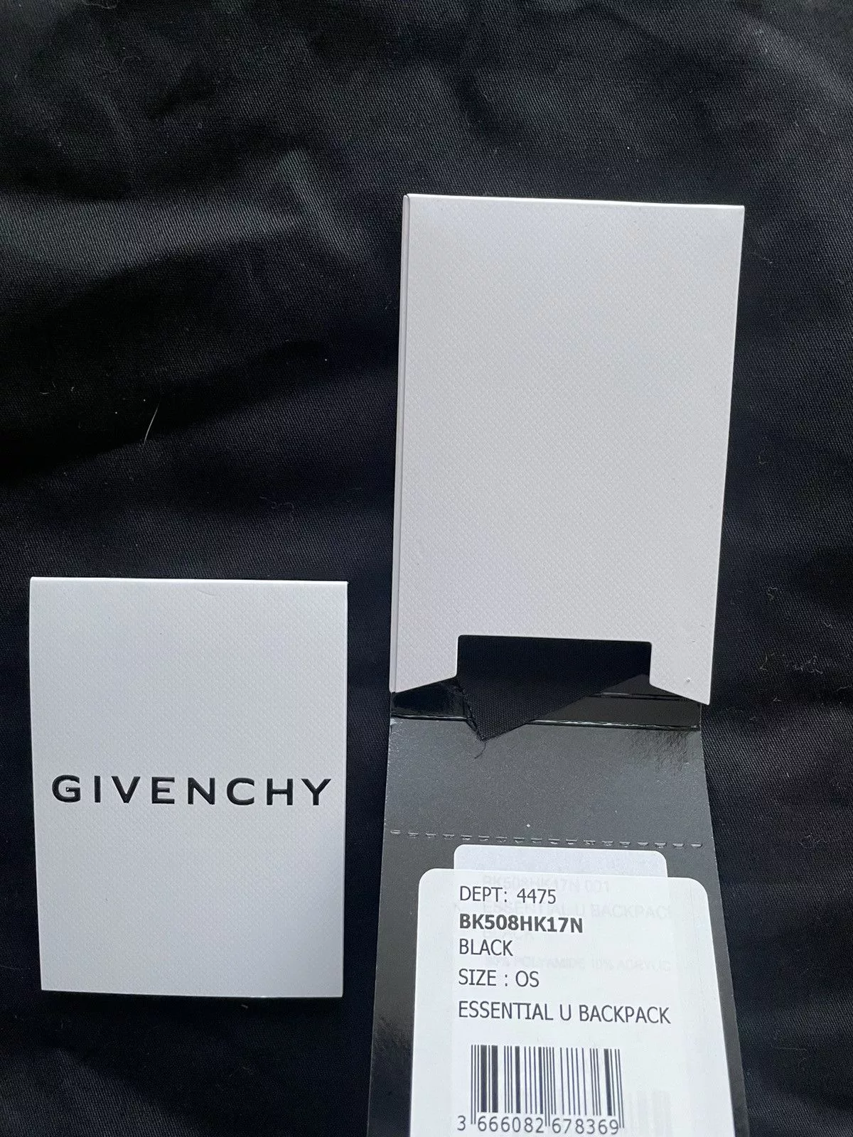 Givenchy Backpacks Givenchy Rare Limited Super Runway Classic Logo Everyday Backpack Black