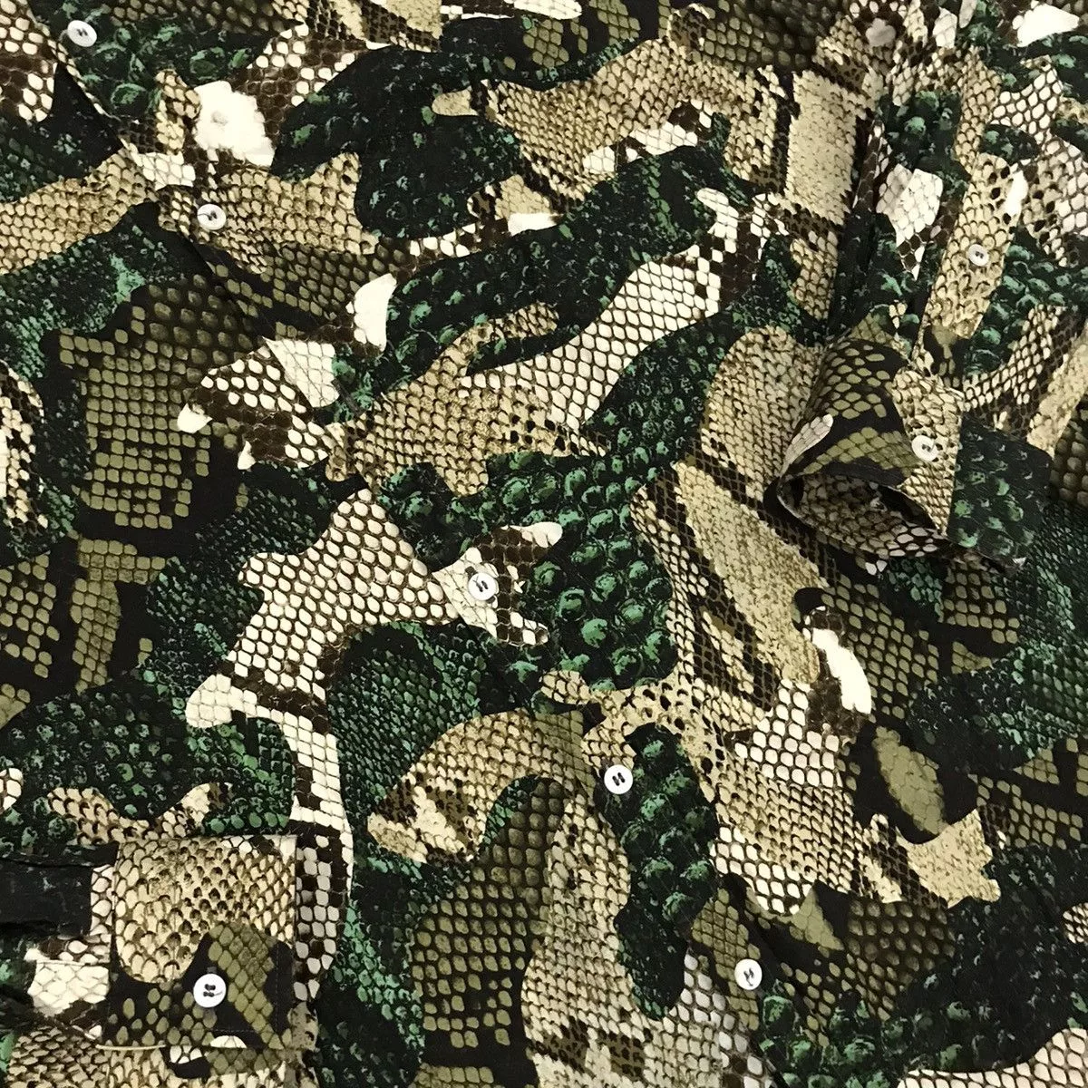 MSGM Shirts Button Ups MSGM × Vintage Msgm Shirt Snake Vintage Gray