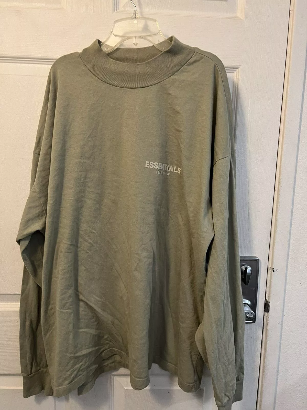 Essentials Long Sleeve T Shirts Essentials long sleeve turtleneck shirt Green